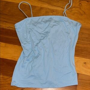 Light Blue Women's Spaghetti Strap Top